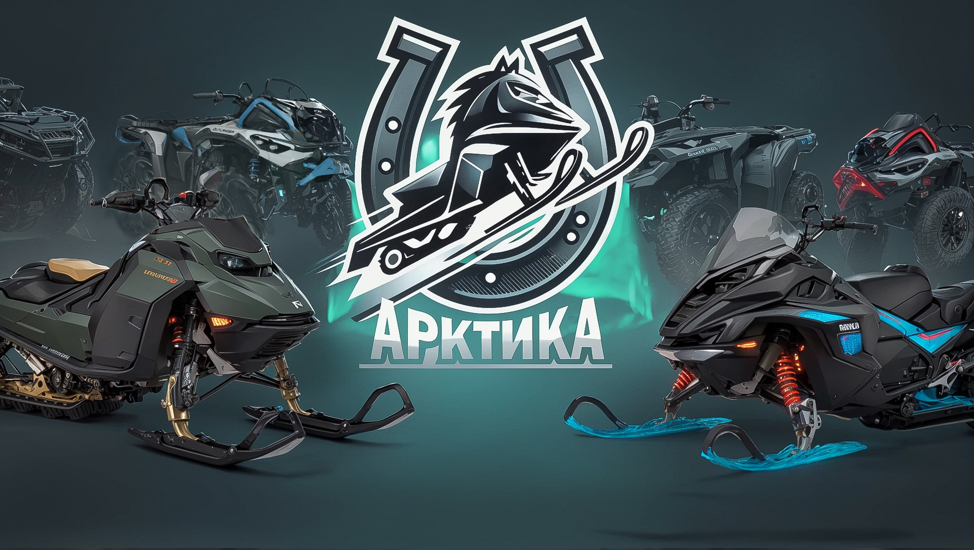 Арктика - снегоходы и квадроциклы